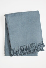 A Soft Idea Slate Cotton Throw
