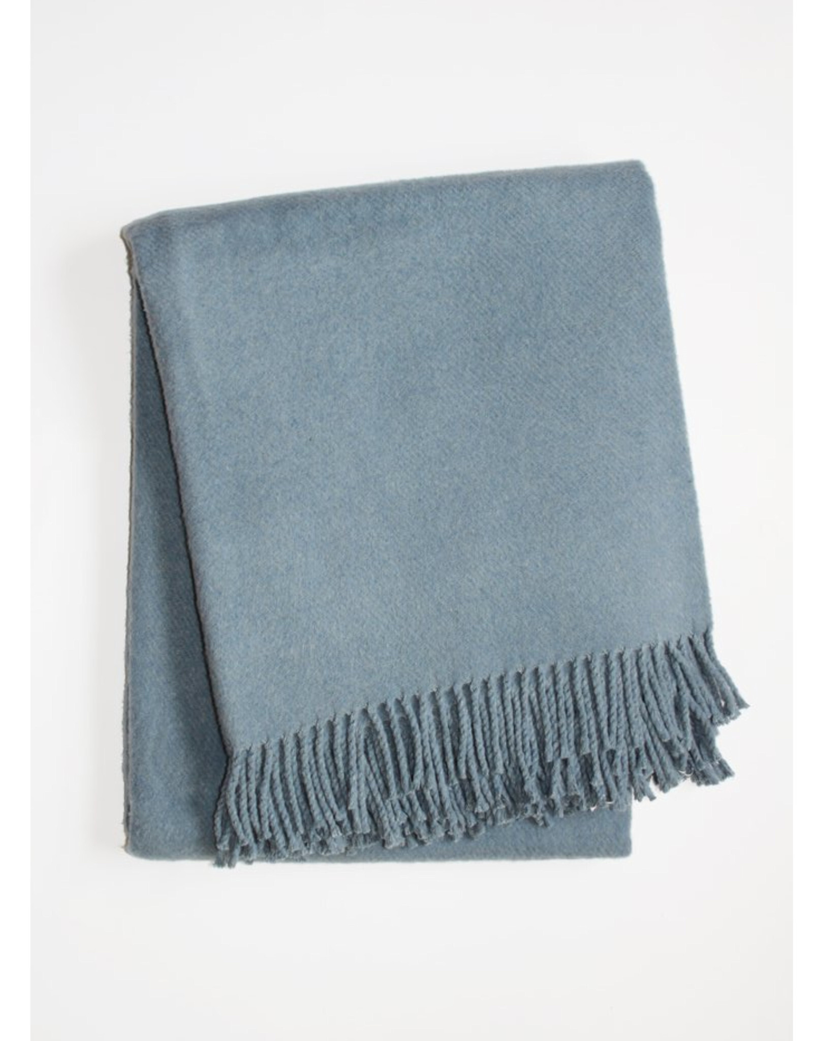 A Soft Idea Slate Cotton Throw