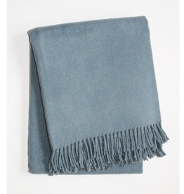 A Soft Idea Slate Cotton Throw