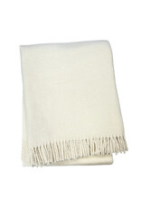 A Soft Idea Cream Grain of Rice Cotton Throw