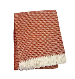 A Soft Idea Terra Cotta Grain of Rice Cotton Throw