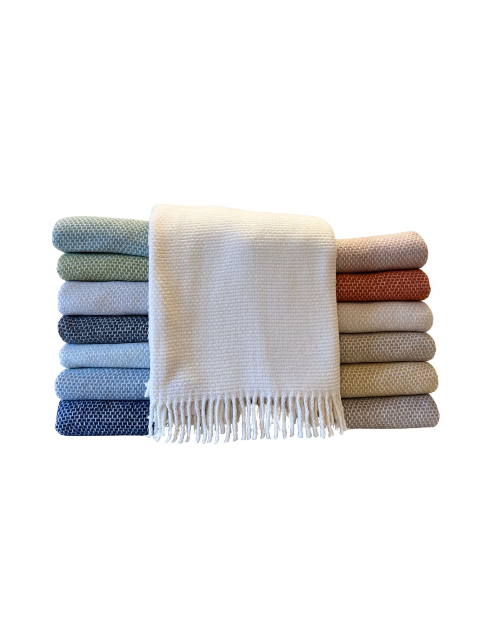 A Soft Idea Sky Grain of Rice Cotton Throw