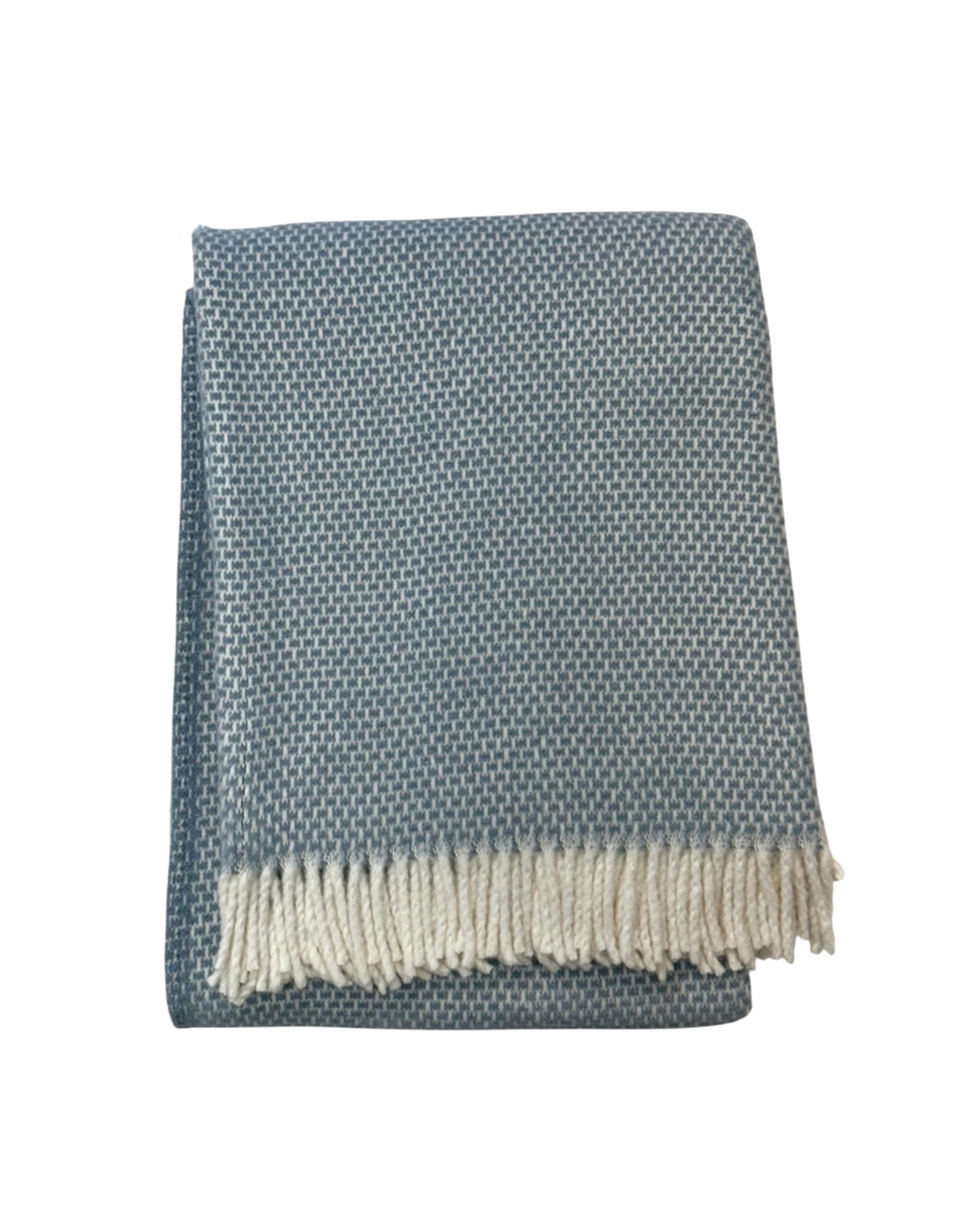 A Soft Idea Slate Grain of Rice Cotton Throw