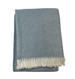 A Soft Idea Slate Grain of Rice Cotton Throw