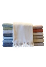 A Soft Idea Slate Grain of Rice Cotton Throw