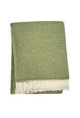 A Soft Idea Olive Grain of Rice Cotton Throw