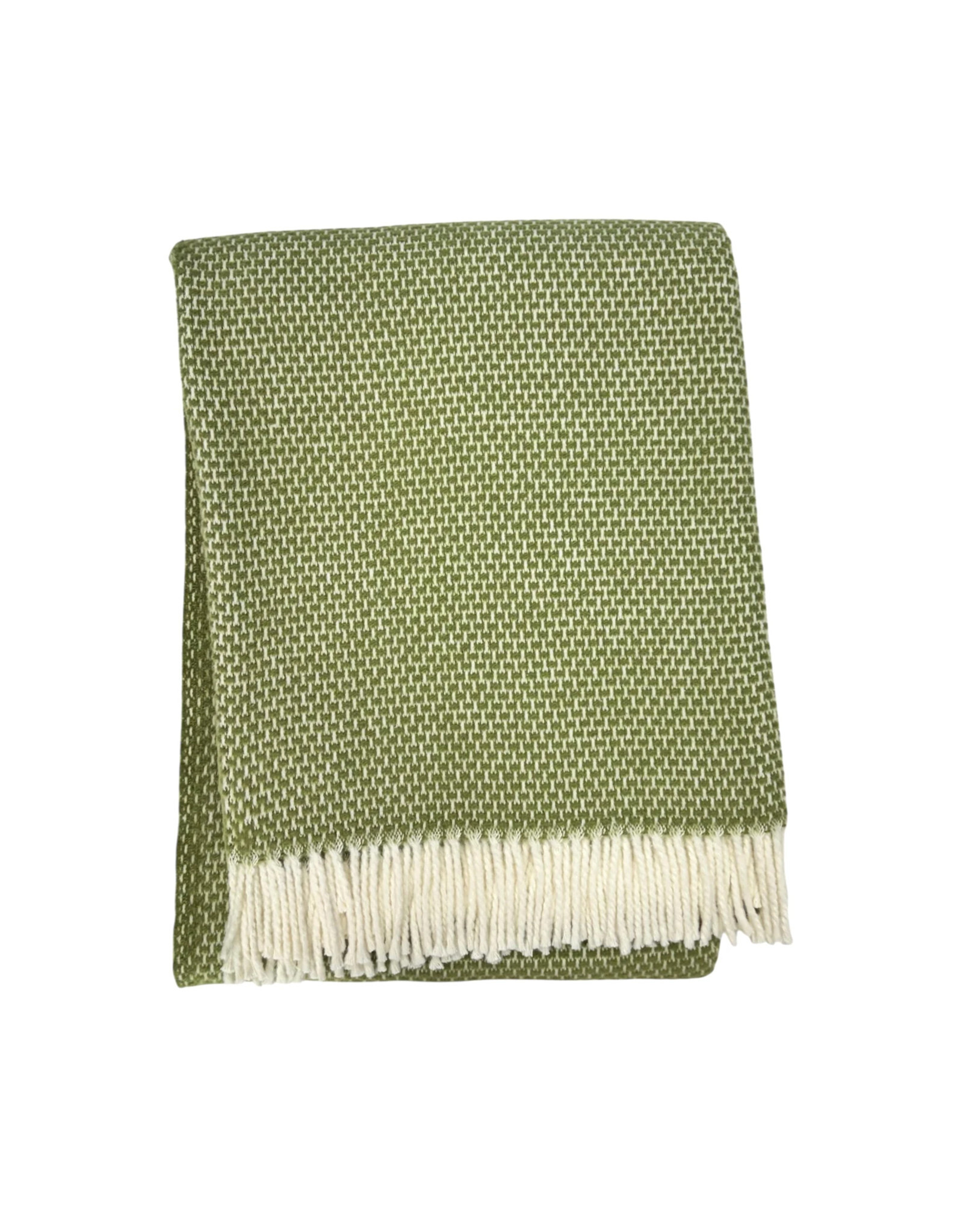 A Soft Idea Olive Grain of Rice Cotton Throw