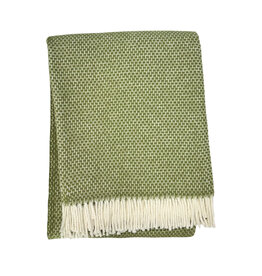 A Soft Idea Olive Grain of Rice Cotton Throw