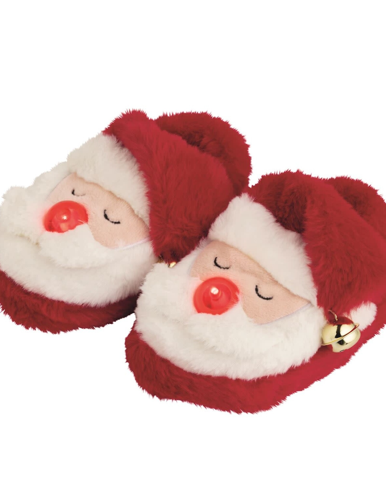 Mudpie Santa Light-Up Slippers ML
