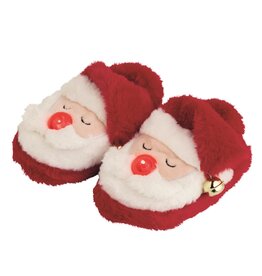 Mudpie Santa Light-Up Slippers ML