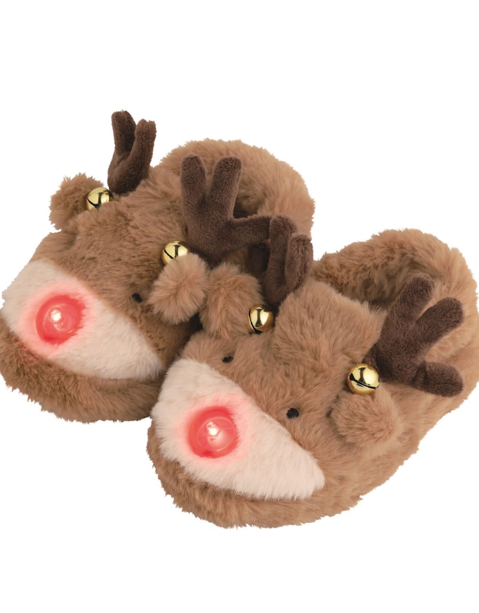 Mudpie Reindeer Light-Up Slippers