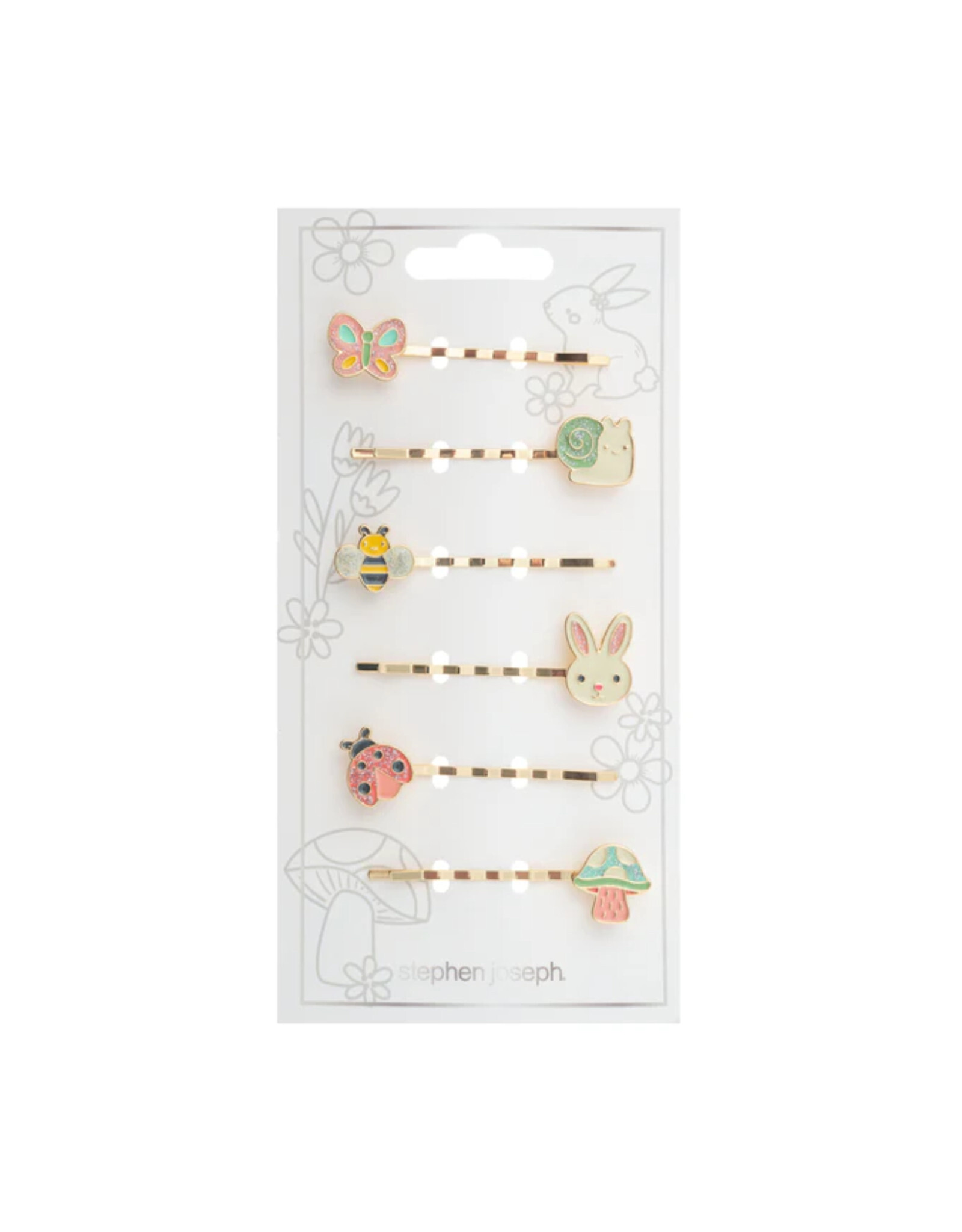 Stephen Joseph Bunny Enamel Hair Pins