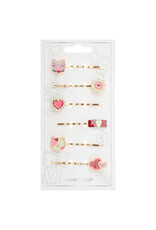 Stephen Joseph Heart Enamel Hair Pins
