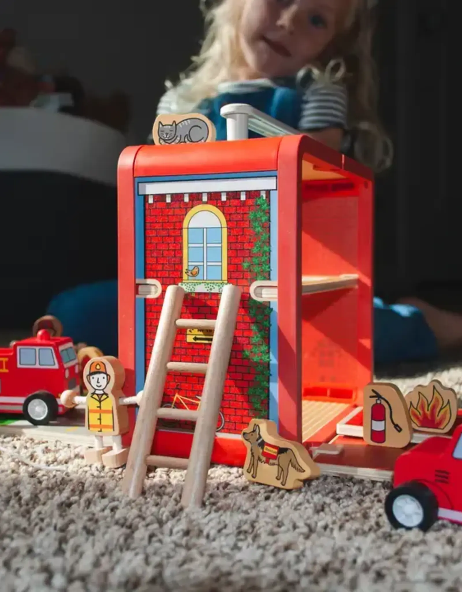 Jack Rabbit Creations Fire House Suitcase
