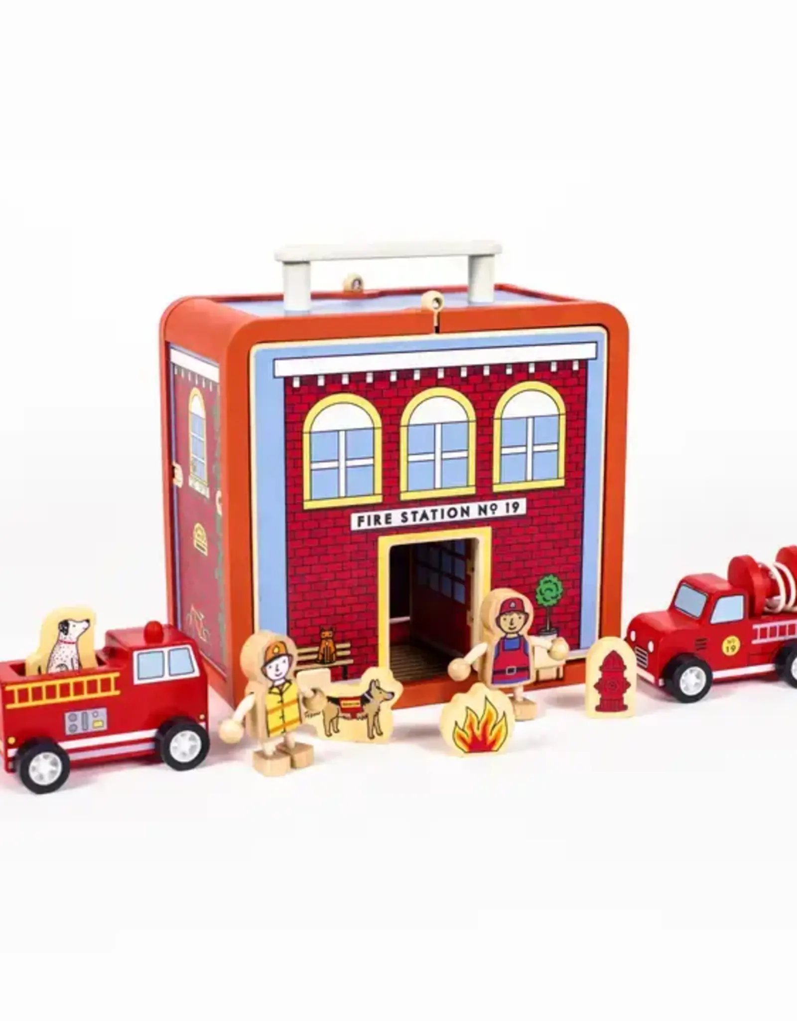 Jack Rabbit Creations Fire House Suitcase