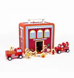 Jack Rabbit Creations Fire House Suitcase