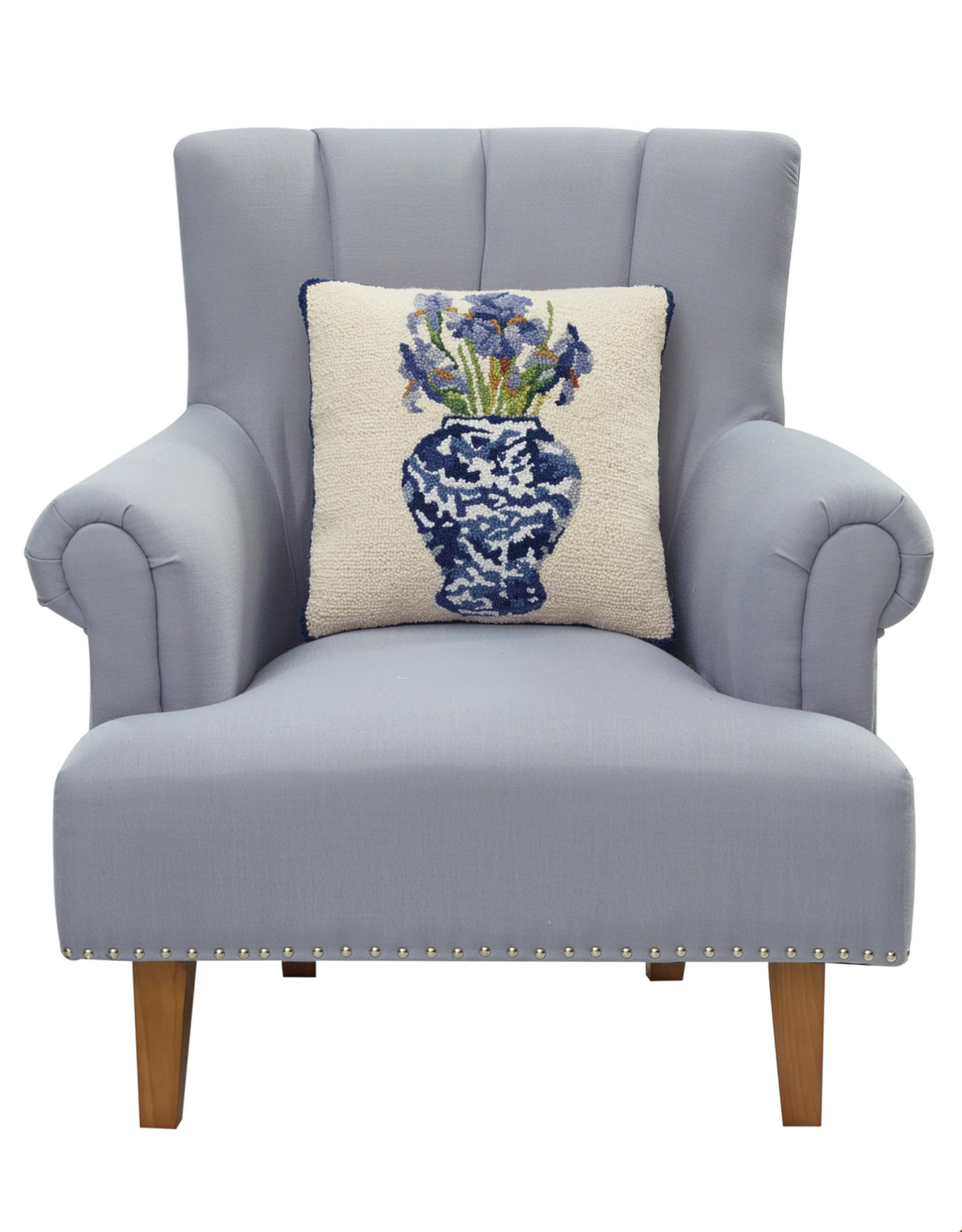 Chinoiserie Flowers Hook Pillow