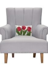 Stripe Tulips Hook Pillow