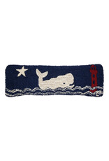 Chandler Four Corners Whale Watch Hooked Wool Lumbar Pillow