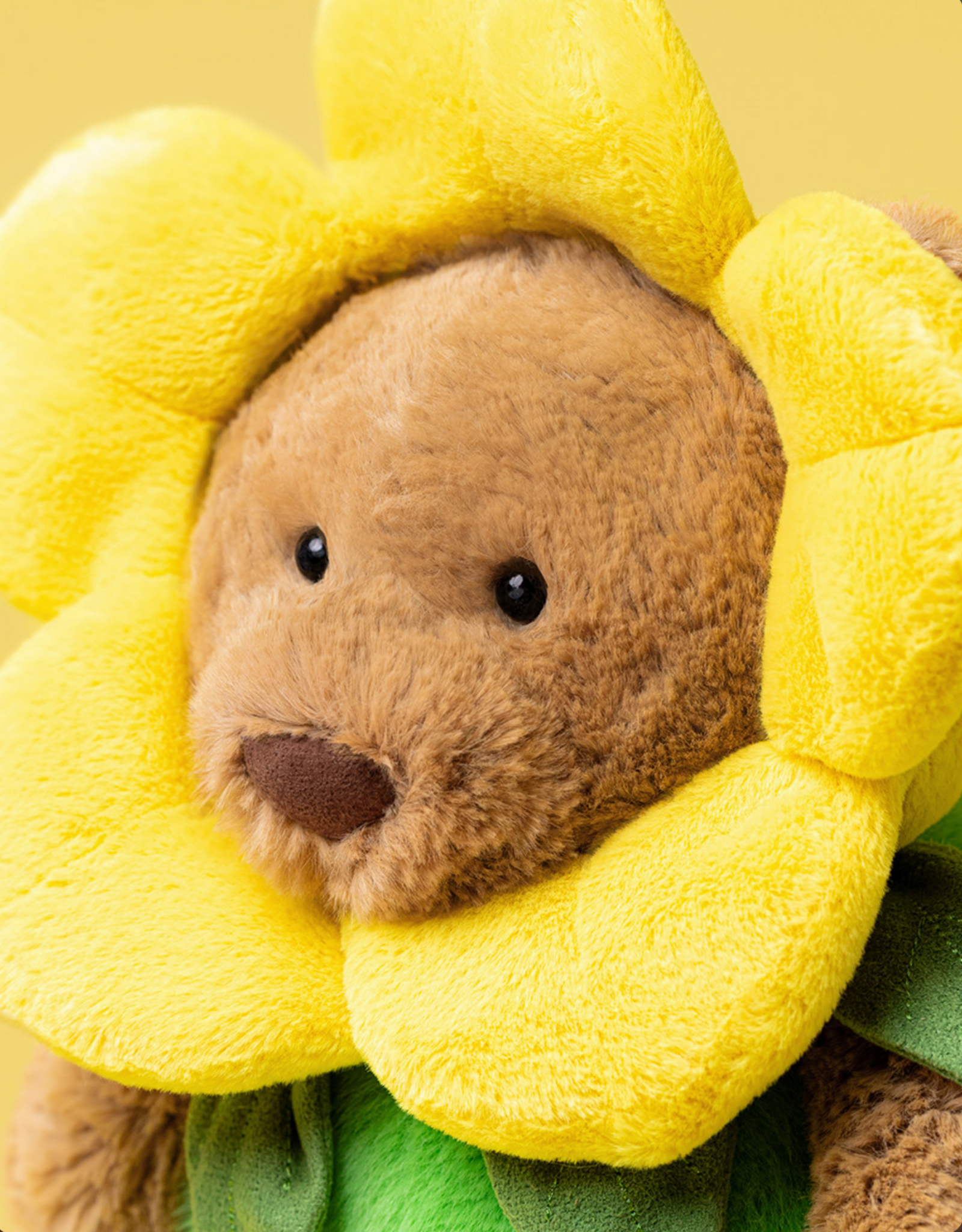 Jelly Cat Bartholomew Bear Daffodil Outfit