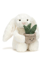 Jelly Cat Cream Bunny with Plant