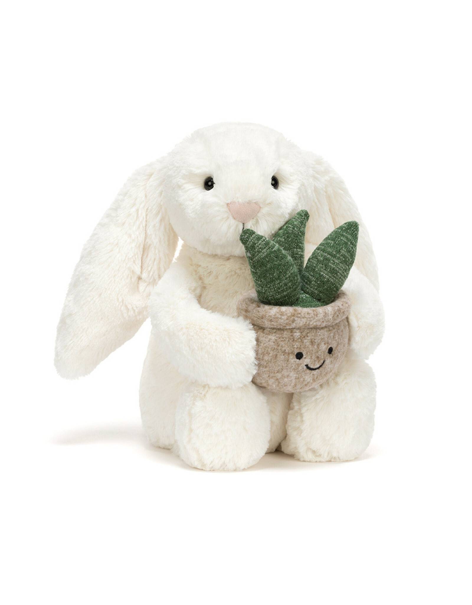 Jelly Cat Cream Bunny with Plant