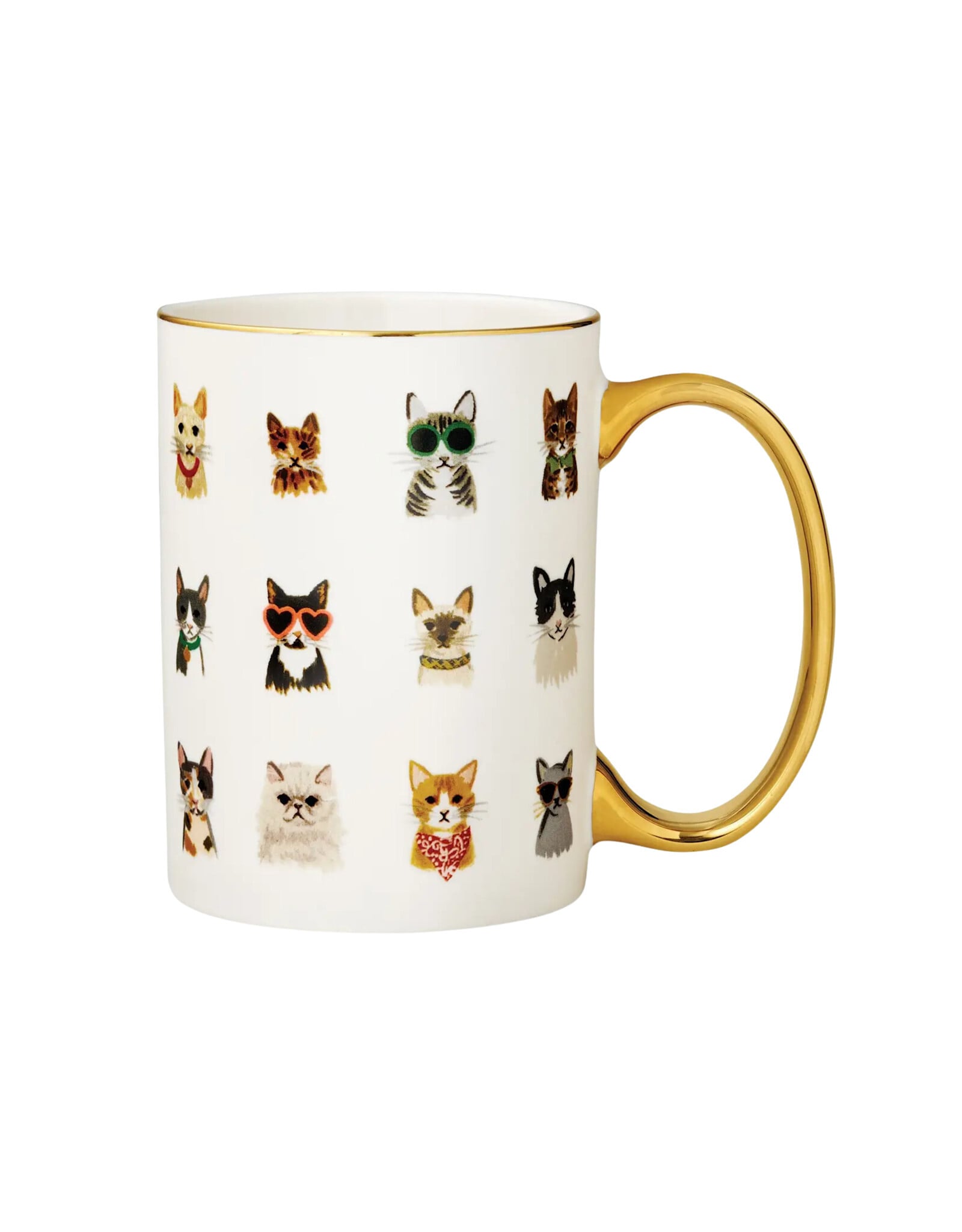 Rifle Paper Cool Cats Porcelain Mug