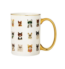 Rifle Paper Cool Cats Porcelain Mug
