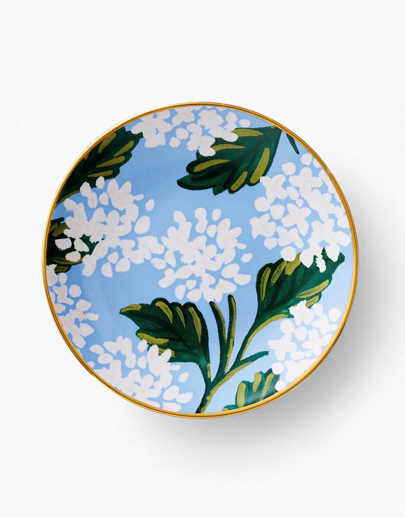 Rifle Paper Hydrangea Porcelain Ring Dish
