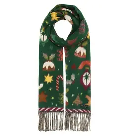 Fraas Classic Christmas Cashmink Scarf Bottle
