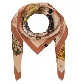 Fraas Royal Flora Silk Square Butter Cream