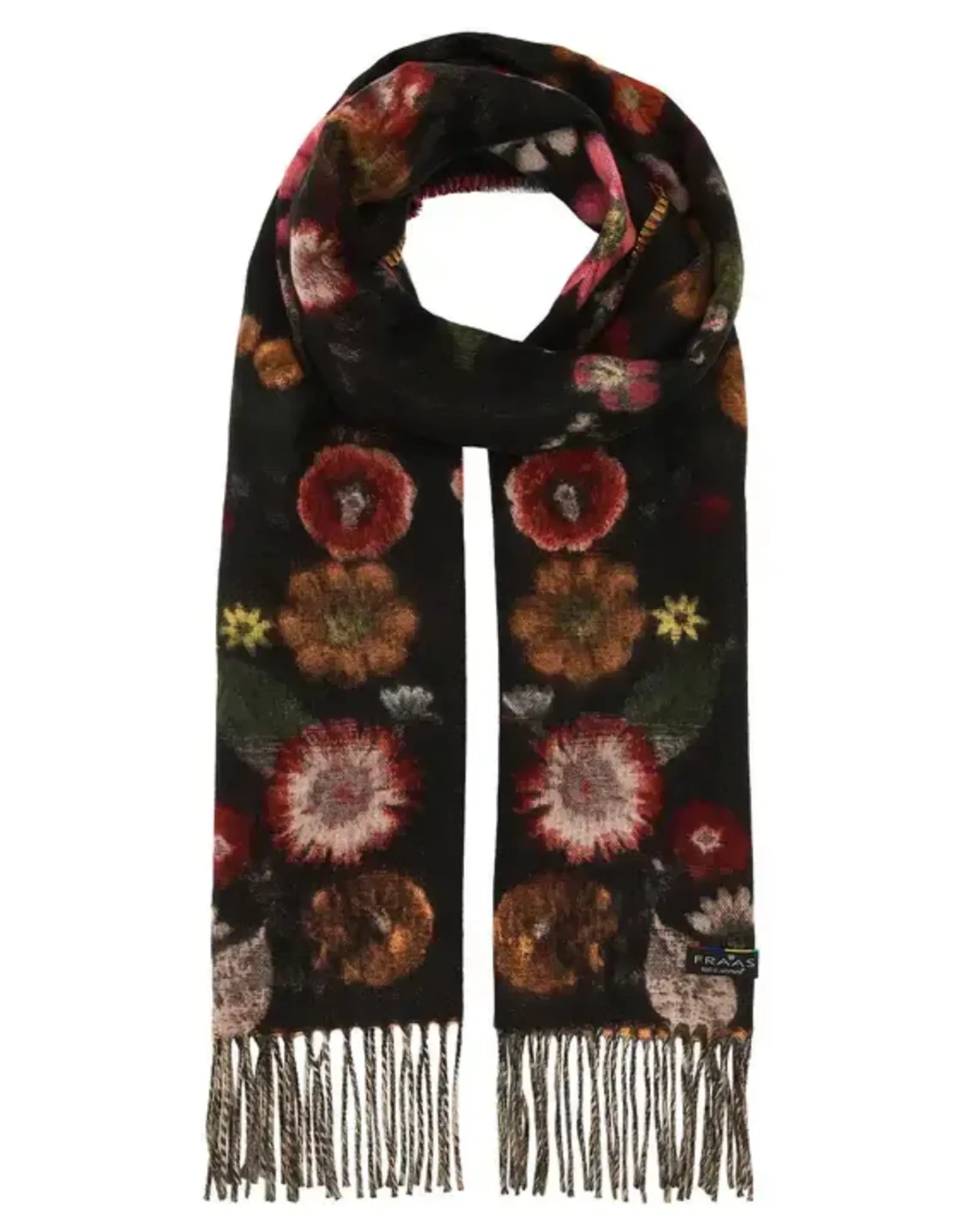 Fraas Pressed Floral Cashmink Red