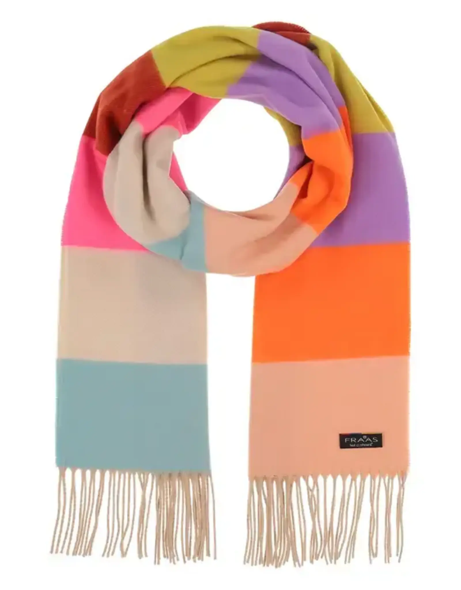 Fraas Multi Stripes Cashmink Scarf