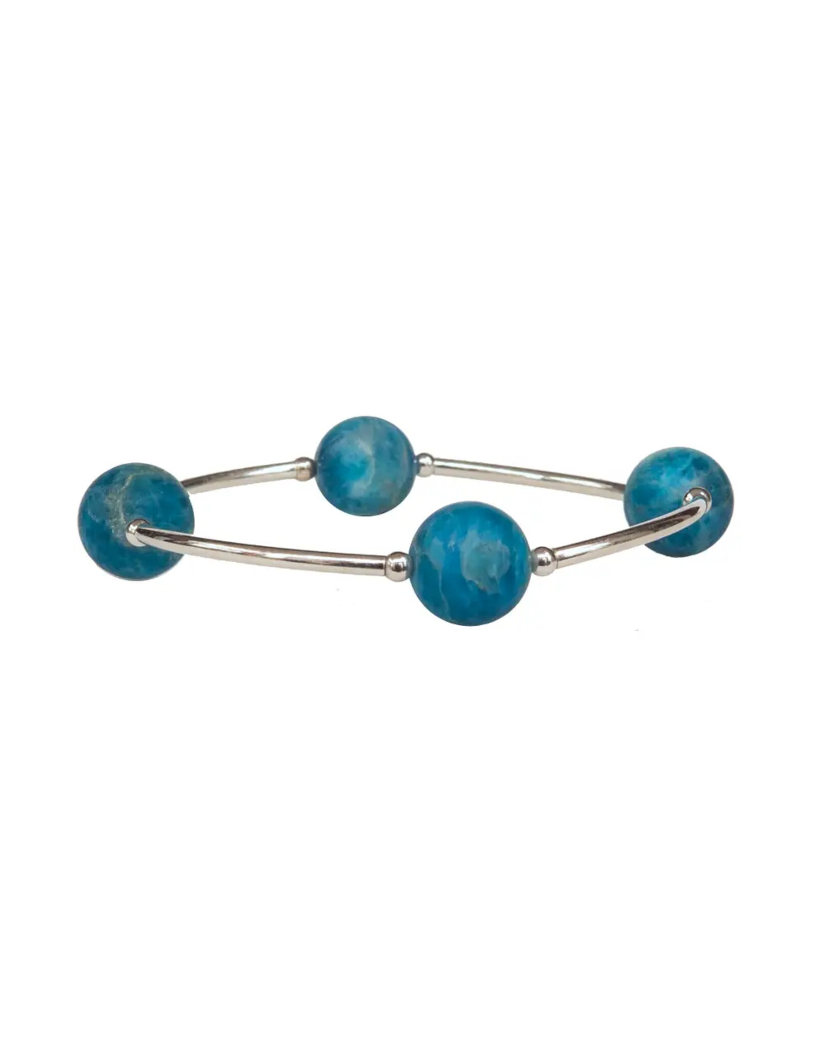 Made As Intended  12mm Apatite Blessing Bracelet