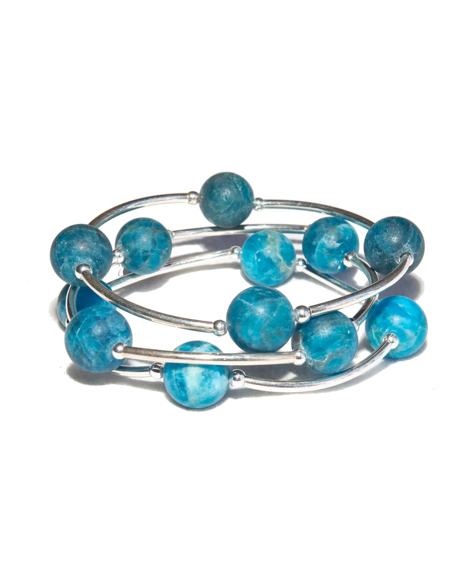 Made As Intended  12mm Apatite Blessing Bracelet