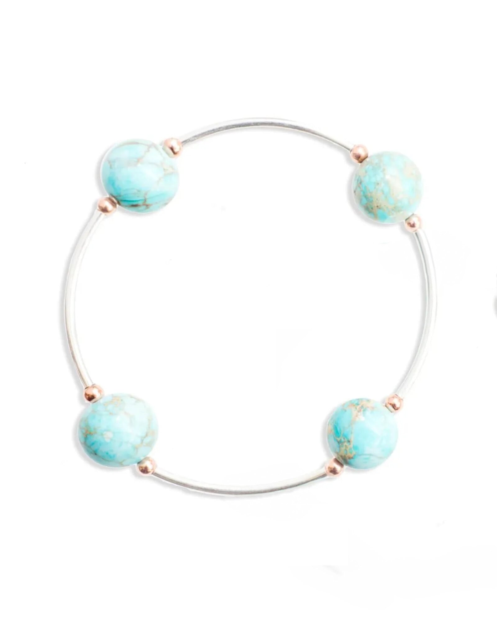 Made As Intended 12mm Blue Jasper Blessing Bracelet