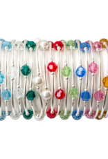 Made As Intended 12mm Snowflake Quartz Blessing Bracelet