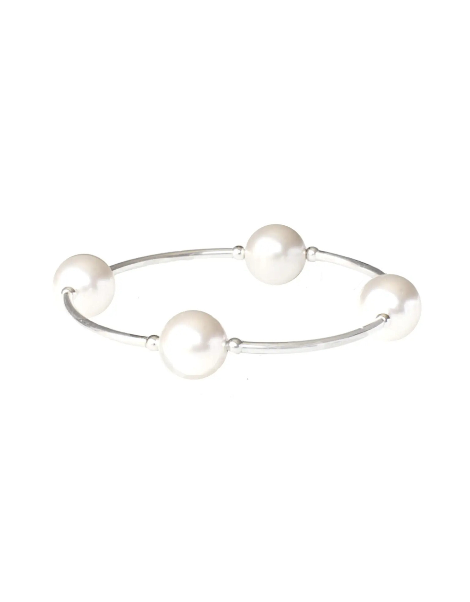 Made As Intended 12mm White Pearl Blessing Bracelet