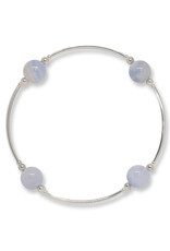 Made As Intended 8mm Blue Lace Agate Blessing Bracelet