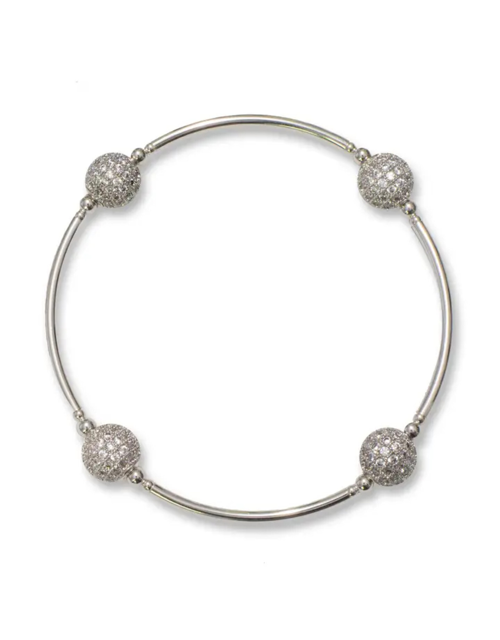 Made As Intended 8mm Crystal Pavé Blessing Bracelet