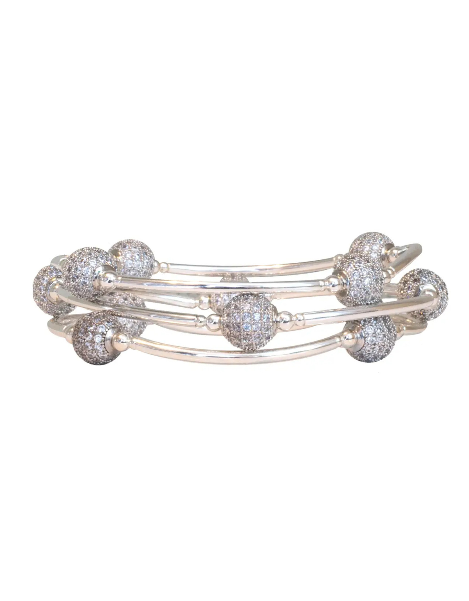 Made As Intended 8mm Crystal Pavé Blessing Bracelet
