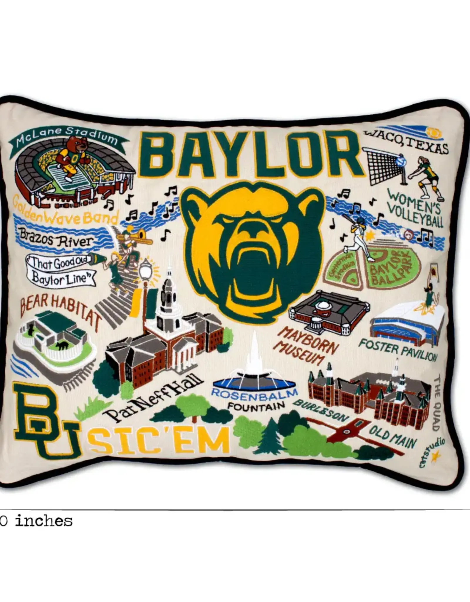 Catstudio Baylor University Pillow