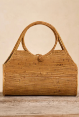 The Winding Road Ata Vine Handwoven Roll Handbag