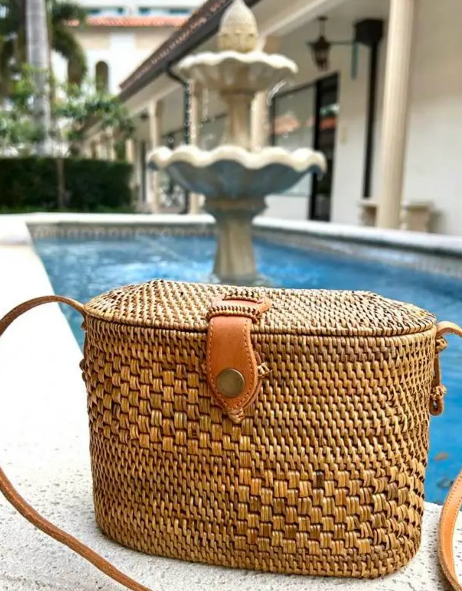 The Winding Road Ata Vine Sewing Basket Crossbody Bag
