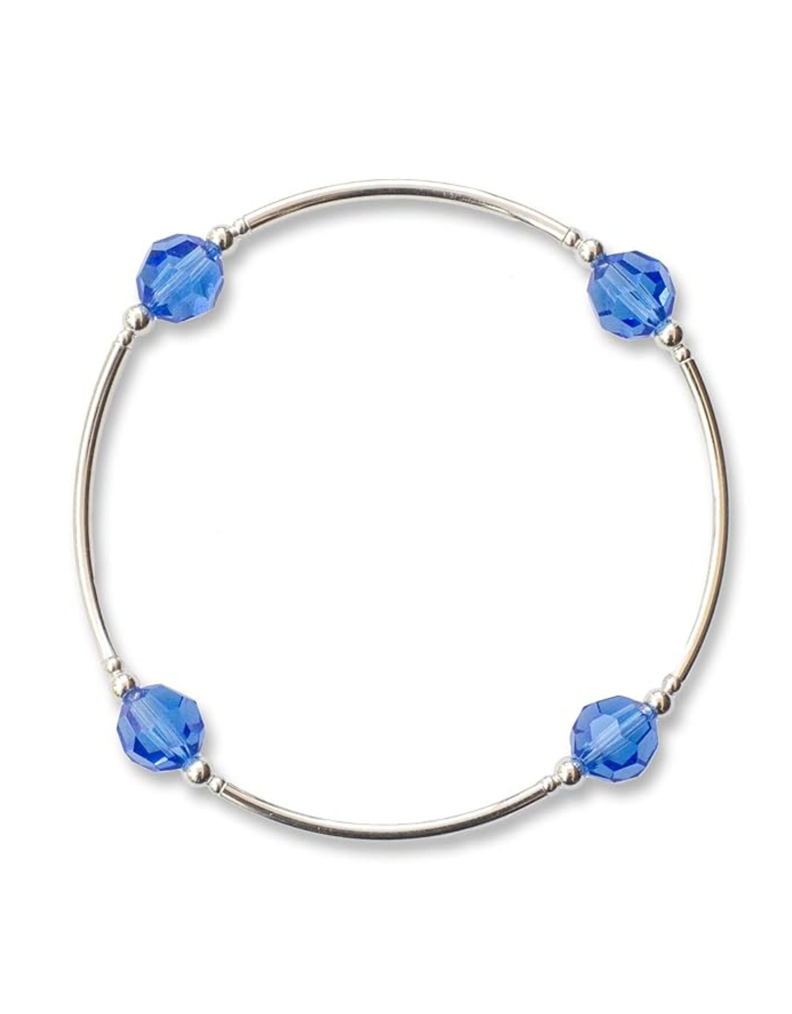 Made As Intended 8mm Sapphire Crystal Blessing Bracelet