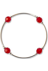 Made As Intended 8mm Ruby Red Crystal Blessing Bracelet