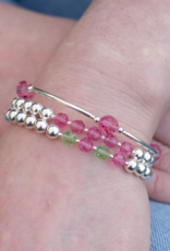 Made As Intended 8mm Rose Crystal Blessing Bracelet