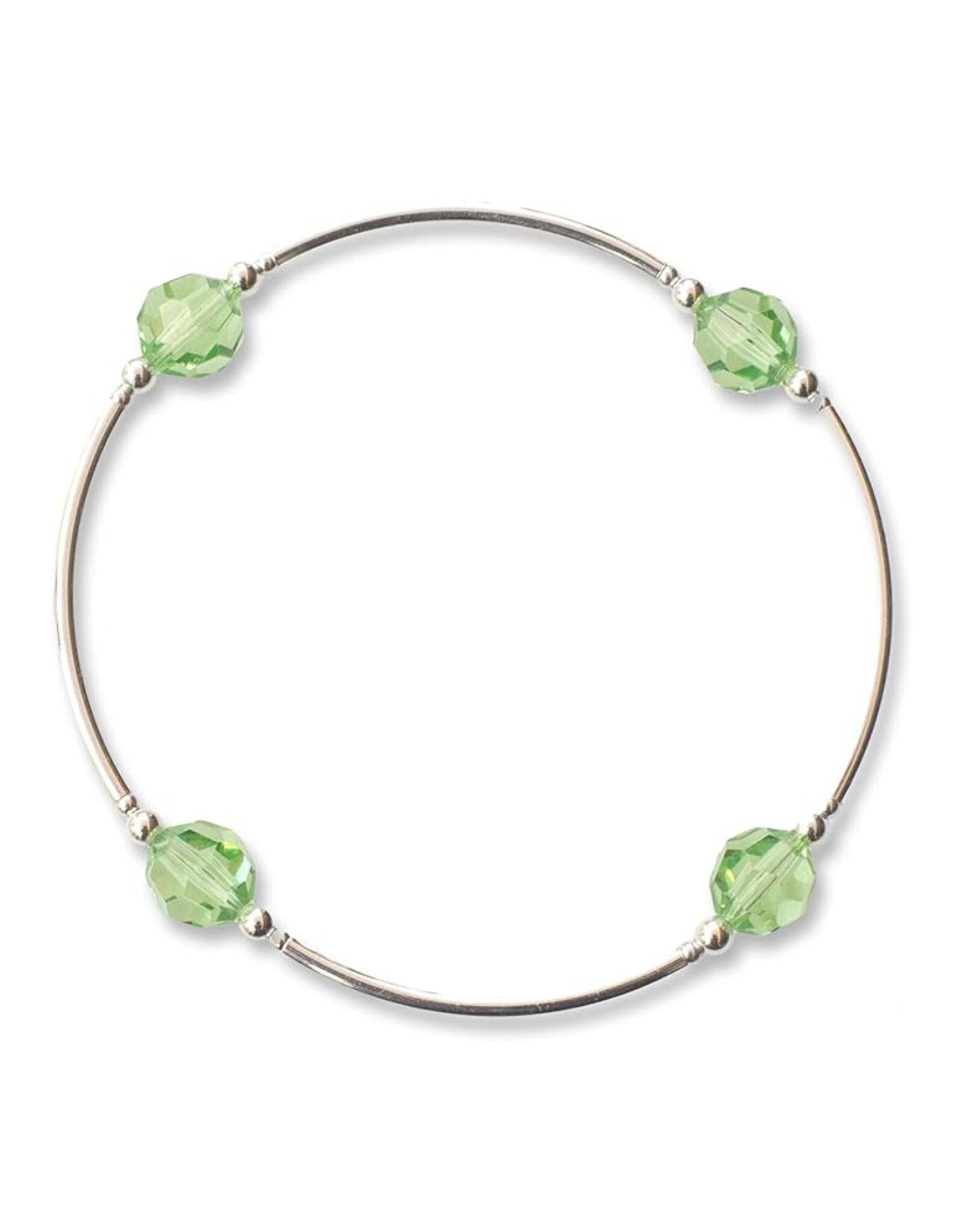 Made As Intended 8mm Peridot Crystal Blessing Bracelet