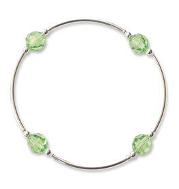 Made As Intended 8mm Peridot Crystal Blessing Bracelet