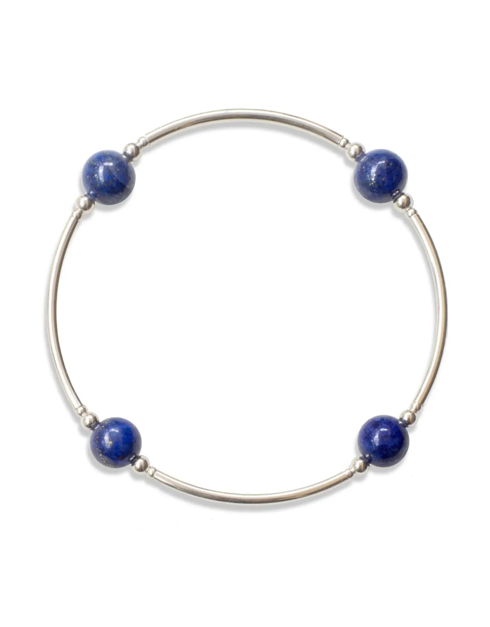 Made As Intended 8mm Lapis Blessing Bracelet